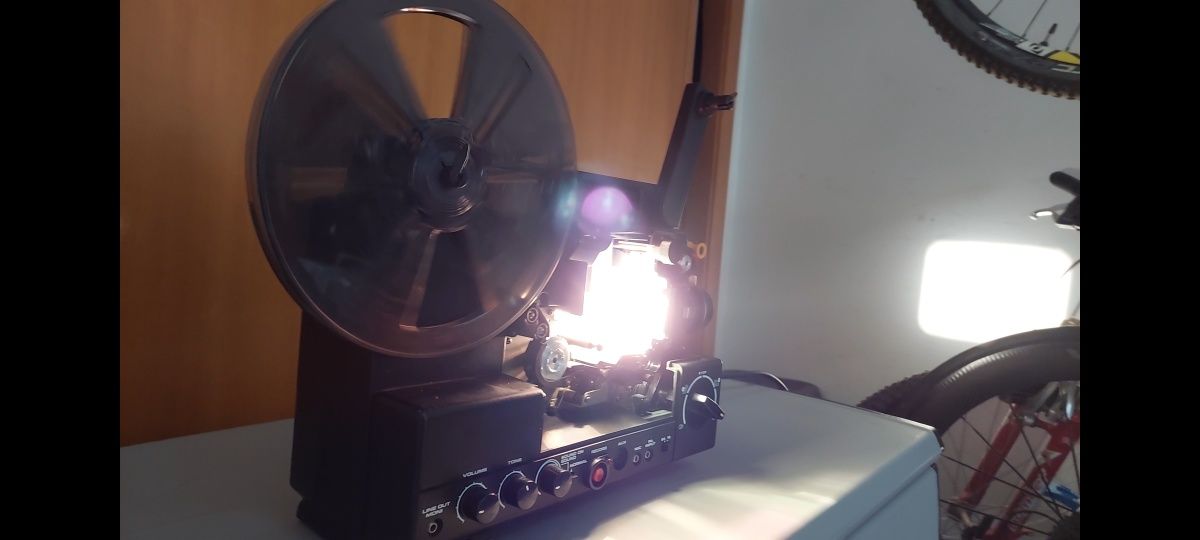 Projector antigo filme bobine 8mm