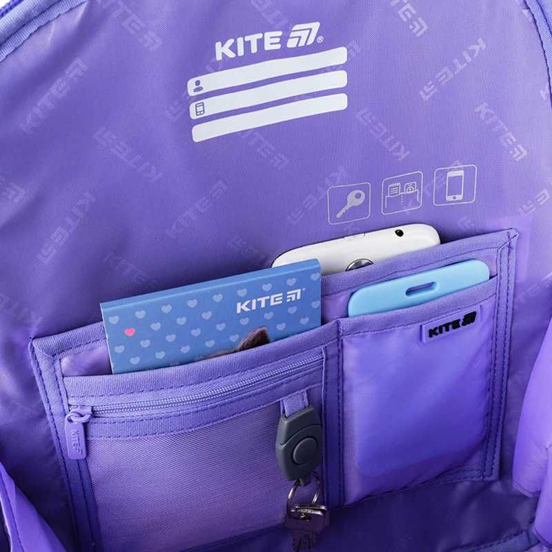 Набір 4в1 Рюкзак шкільний Kite Kuromi +пенал +пляшка+папка Кайт Куромі