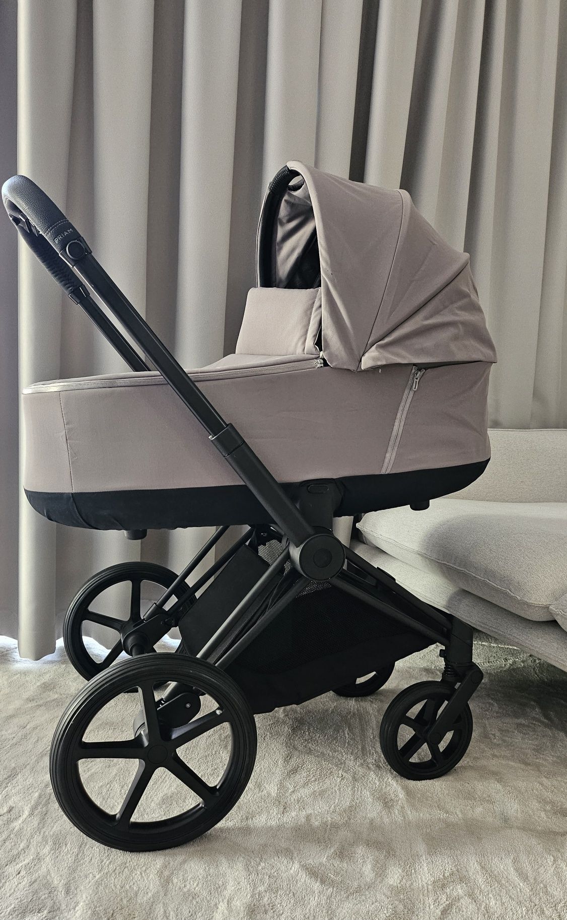 Wózek głęboki Cybex Priam 4.0 Matt Black