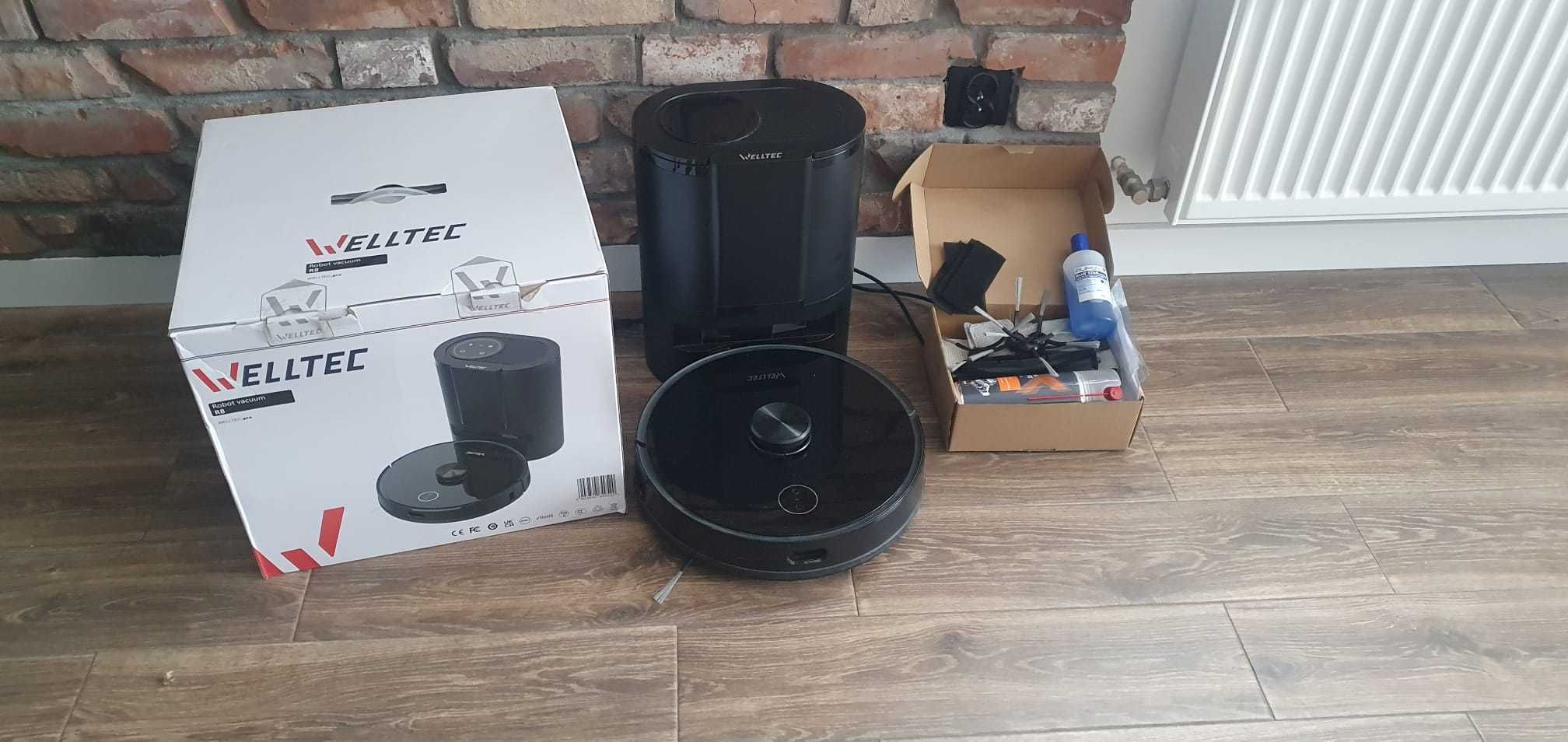 Robot sprzątający mopujący WELLTEC R8 PRO + stacja + akcesoria