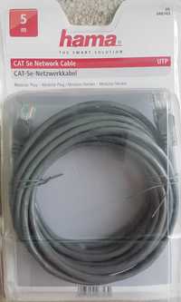 Kabel sieciowy Ethernet CAT-5e Network RJ45 5m UTP