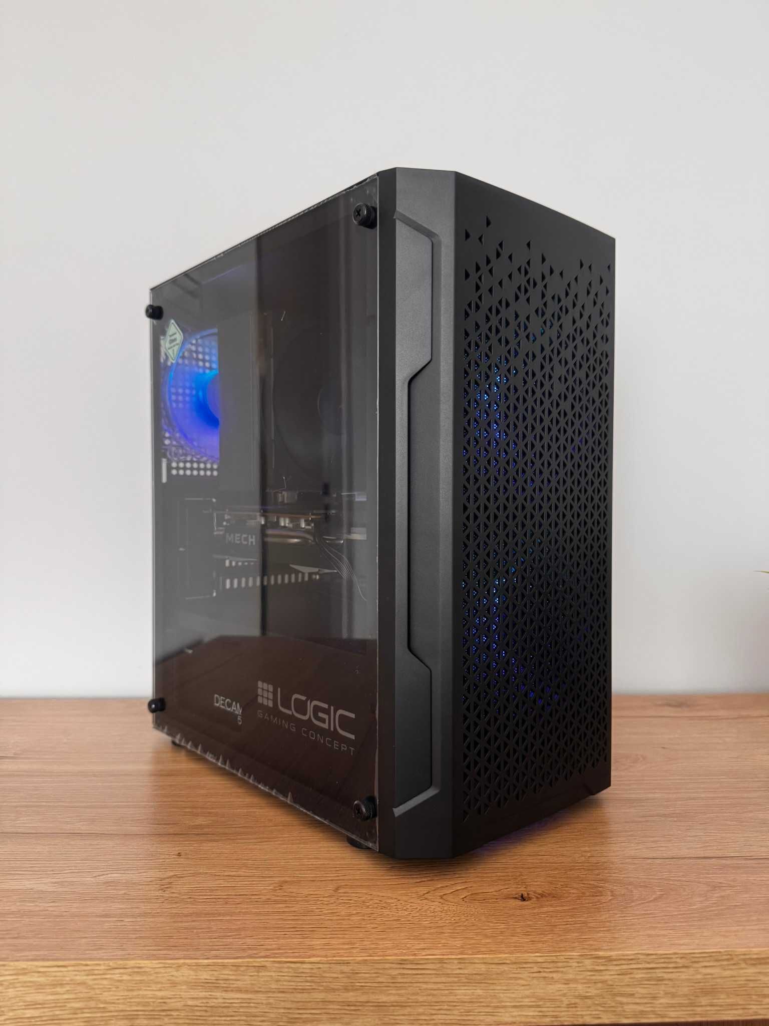 Solidny Komputer Gamingowy i5-12400F + RX 6600 + 16GB DDR4 + 1TB SSD