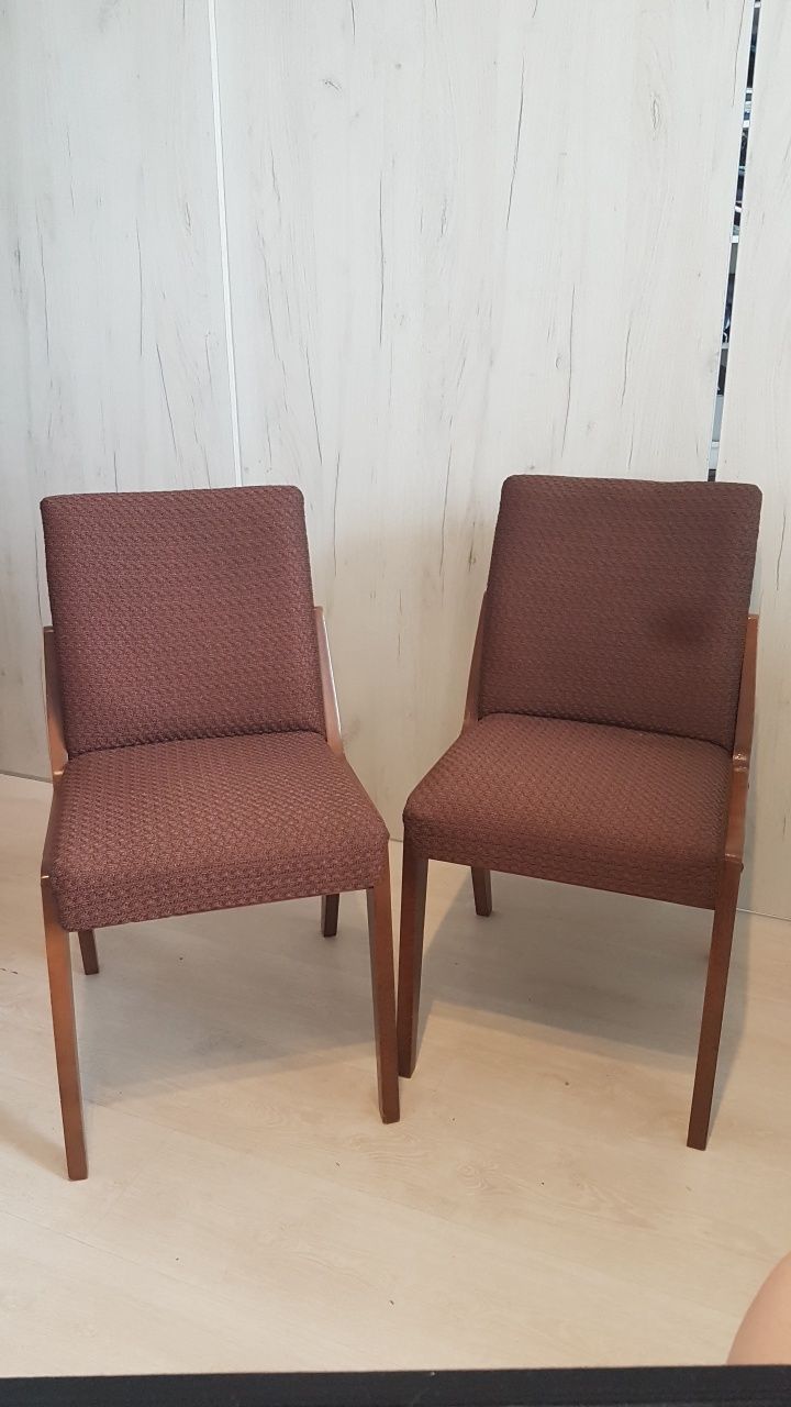 2 fotele fotell fotelik krzeslo aga design lata 70 proj. J. Chierowski