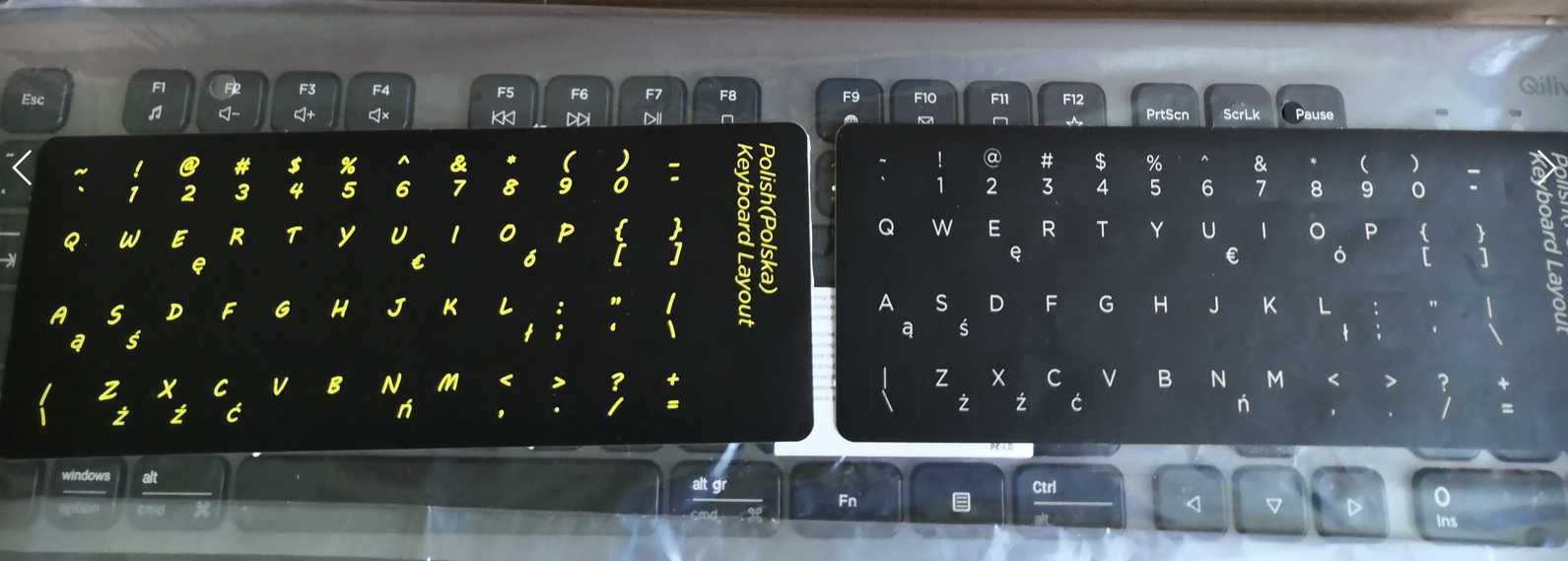 Zestaw bezprzewodowy - klawiatura + mysz QWERTZ niemiecki, austriacki