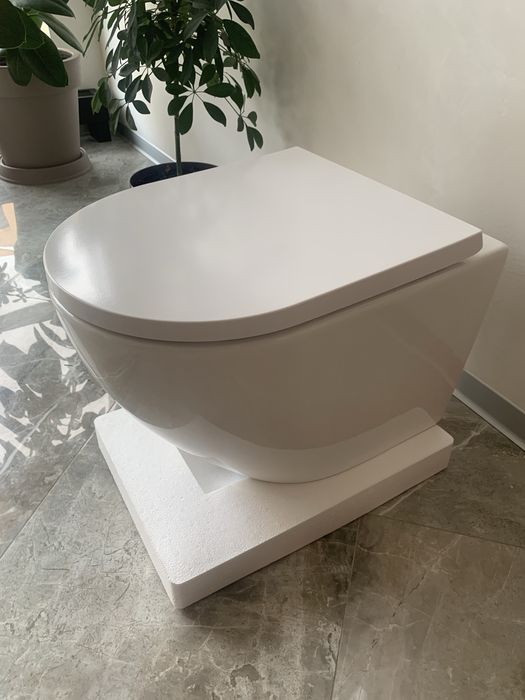 Інсталяція GEBERIT з білок кнопкою + унітаз Volle Amadeus 2.0 Tornado