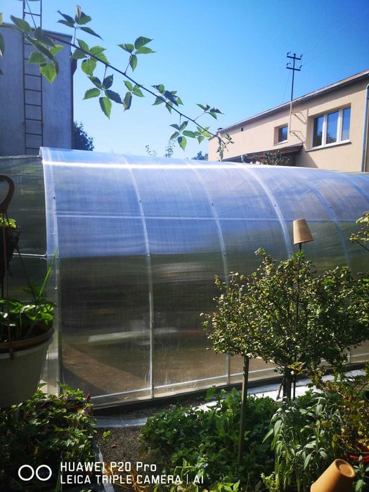 Szklarnia tunel z poliwęglanu 4/6mm profil-40x20:3x4 3x6 3x8 3x10 3x12