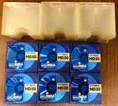 Płyty MiniDisc BESTMEDIA 80, dostępne 20 sztuk.