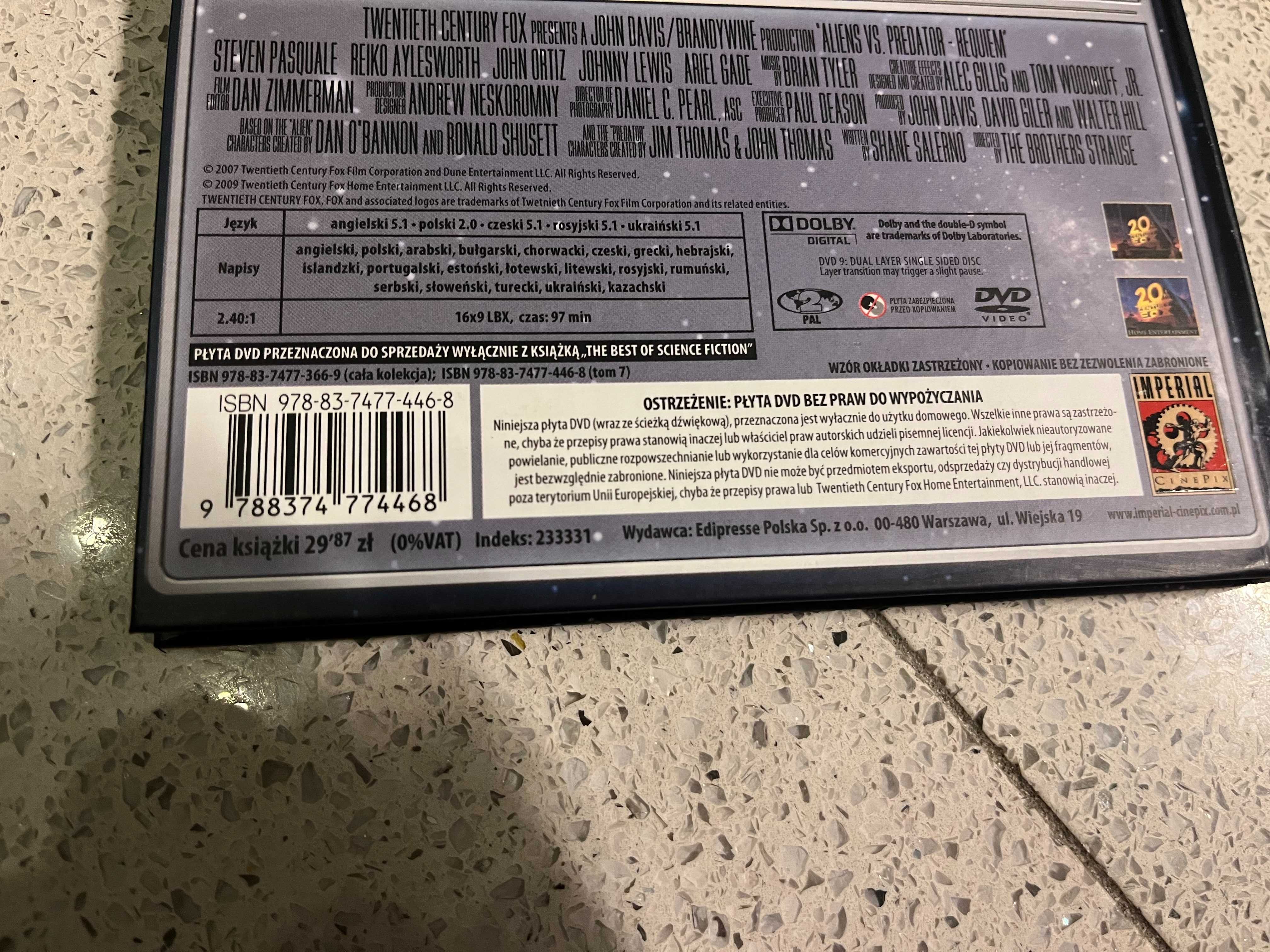 Obcy kontra Predator 2 Requiem (booklet) (dvd / polski lektor)