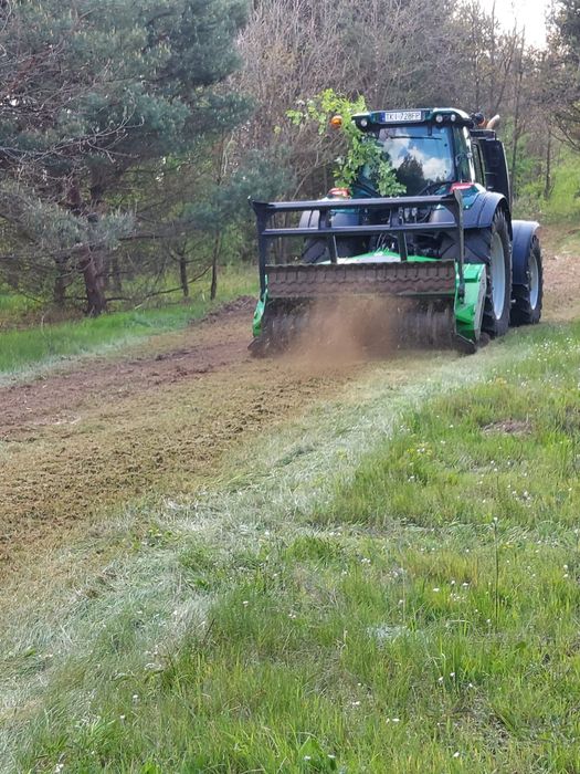 Mulczer  leśny powierzchniowy wycinka