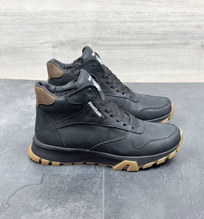 Мужские кожаные зимние ботинки Reebok