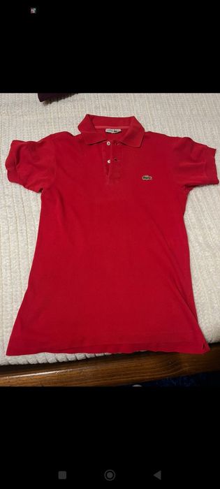 Polo Lacoste vermelho