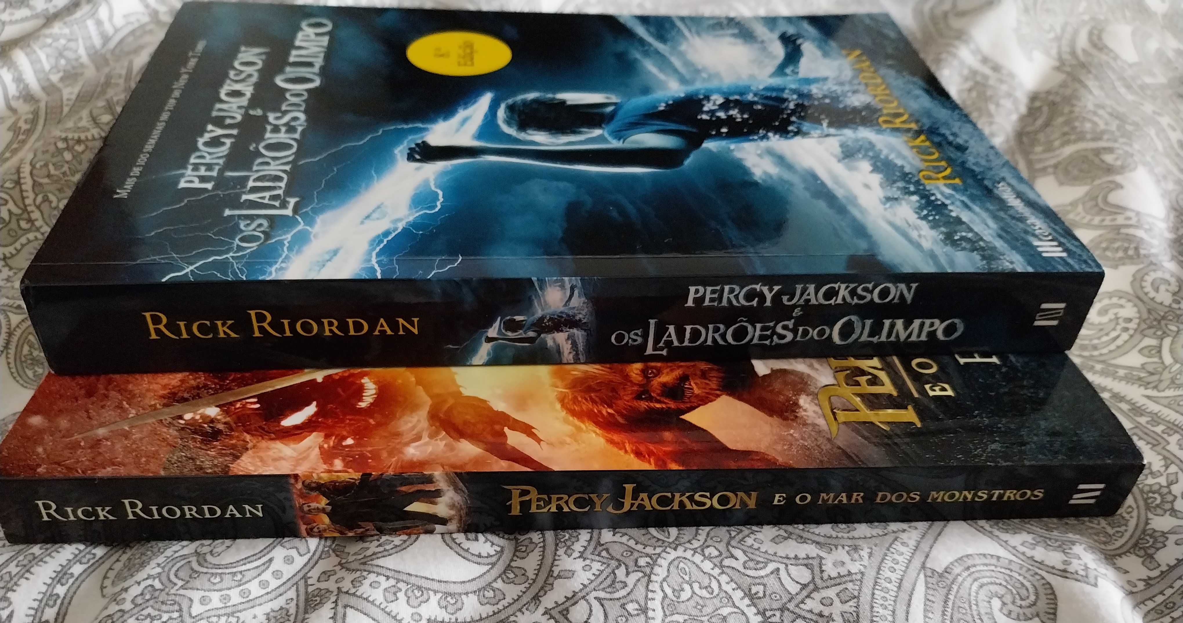 Livros do Percy Jackson  novos