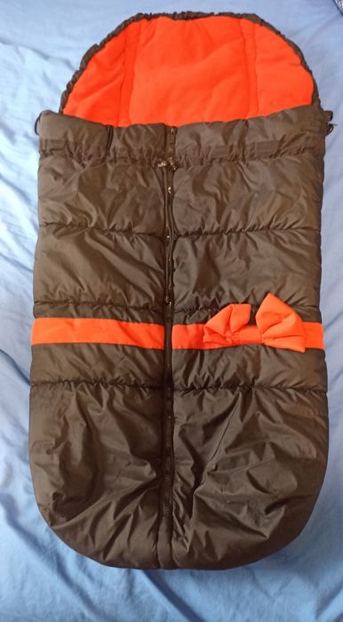Зимовий конверт у дитячий візок з муфтами