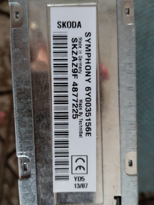 Автомагнітола Skoda FABIA (Шкода Фабия), 6Y0035156Е 
Характеристики та