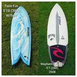 MayhemxPukas Link Surfboard / Twin Fin
