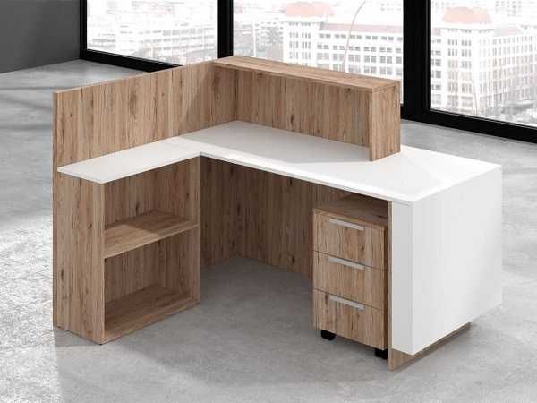 Рецепция, стойка с тумбой  Б/У