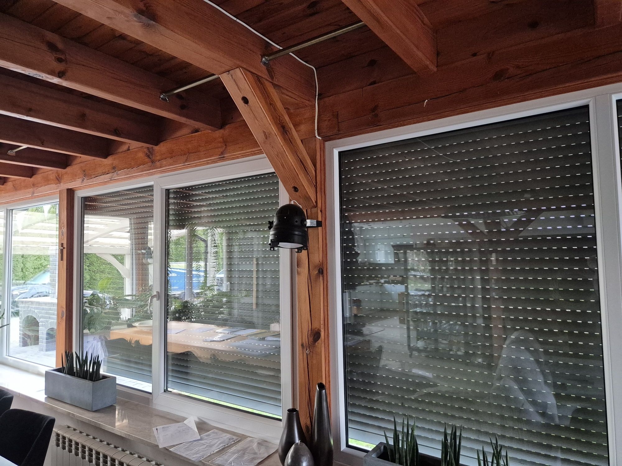 Ogród zimowy oranżeria patio DREWNO rolety 10x5 m kpl do przeniesienia