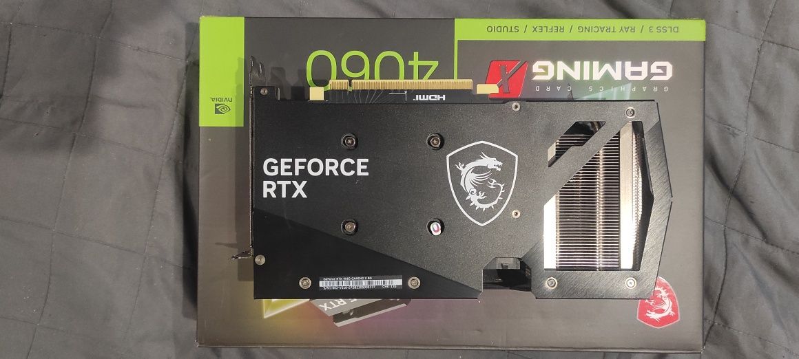 Відеокарта MSI RTX 4060 8GB Gaming X (RTX 4060 GAMING X 8G) (GDDR6, 12