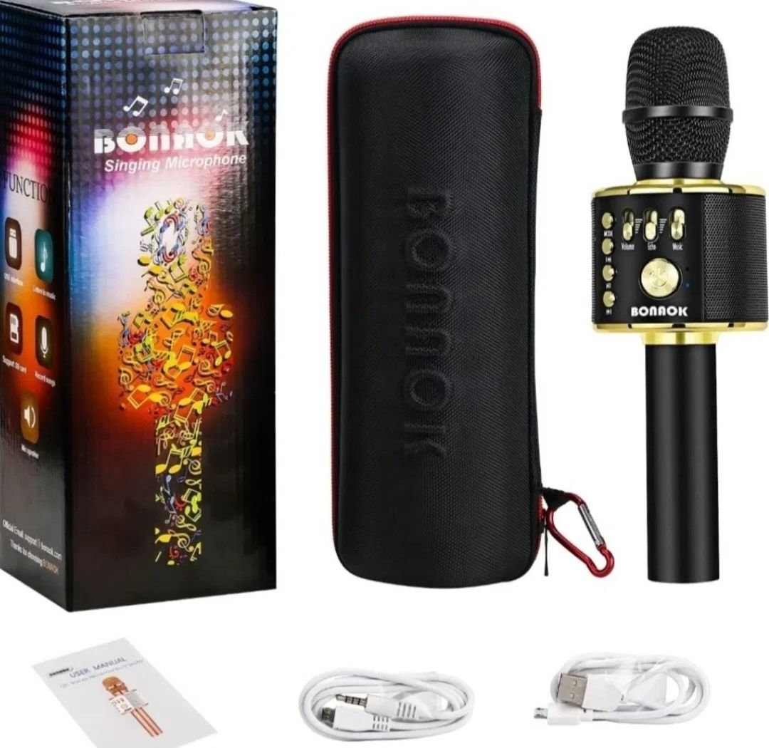 Mikrofon karaoke Bonaok 3w1