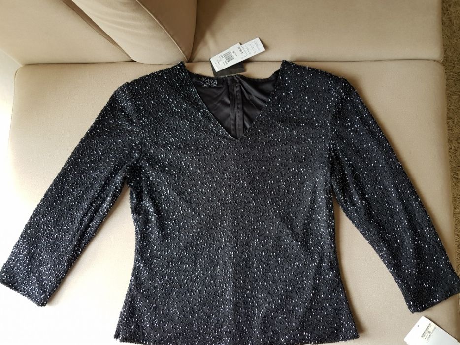 Bluzka elegancka, wieczorowa, rozm.M, NOWA