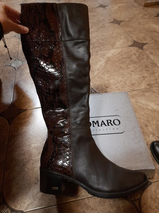 Шикарні фірмові сапожки шкіра