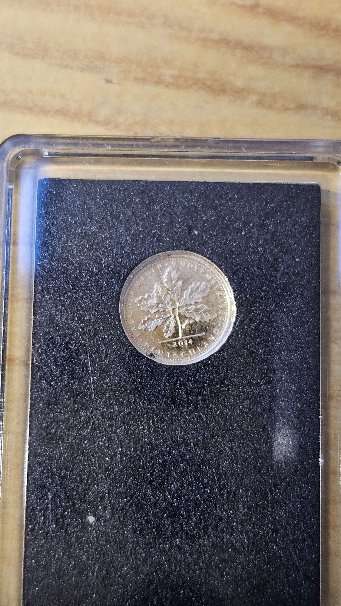 Złota moneta kolekcjonerska Au 585 MDM – Berlin Kwadryga, 8.1 mm  0.3g