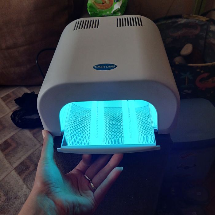 У/ф лампа для манікюру,timer lamp,білого кольору