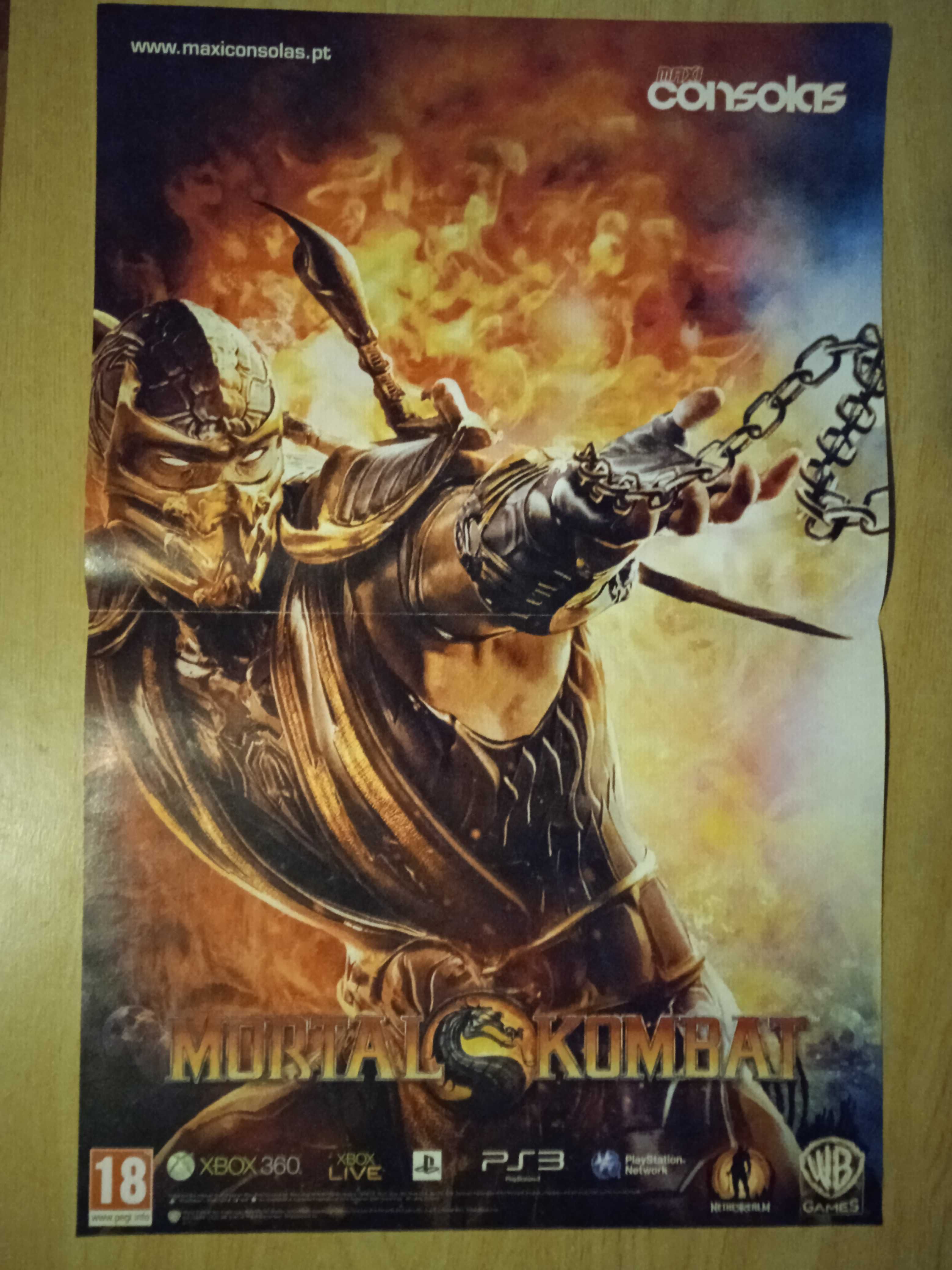 Vendo posters de videojogos