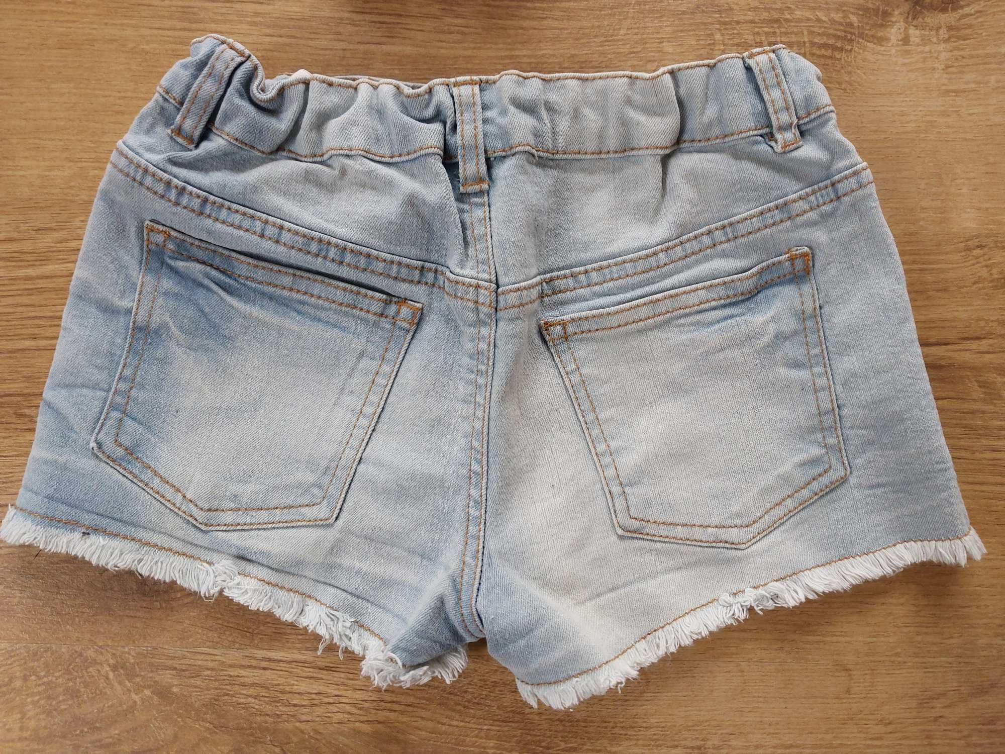 Krótkie spodenki jeansowe * F&F * Roz. 140 cm*