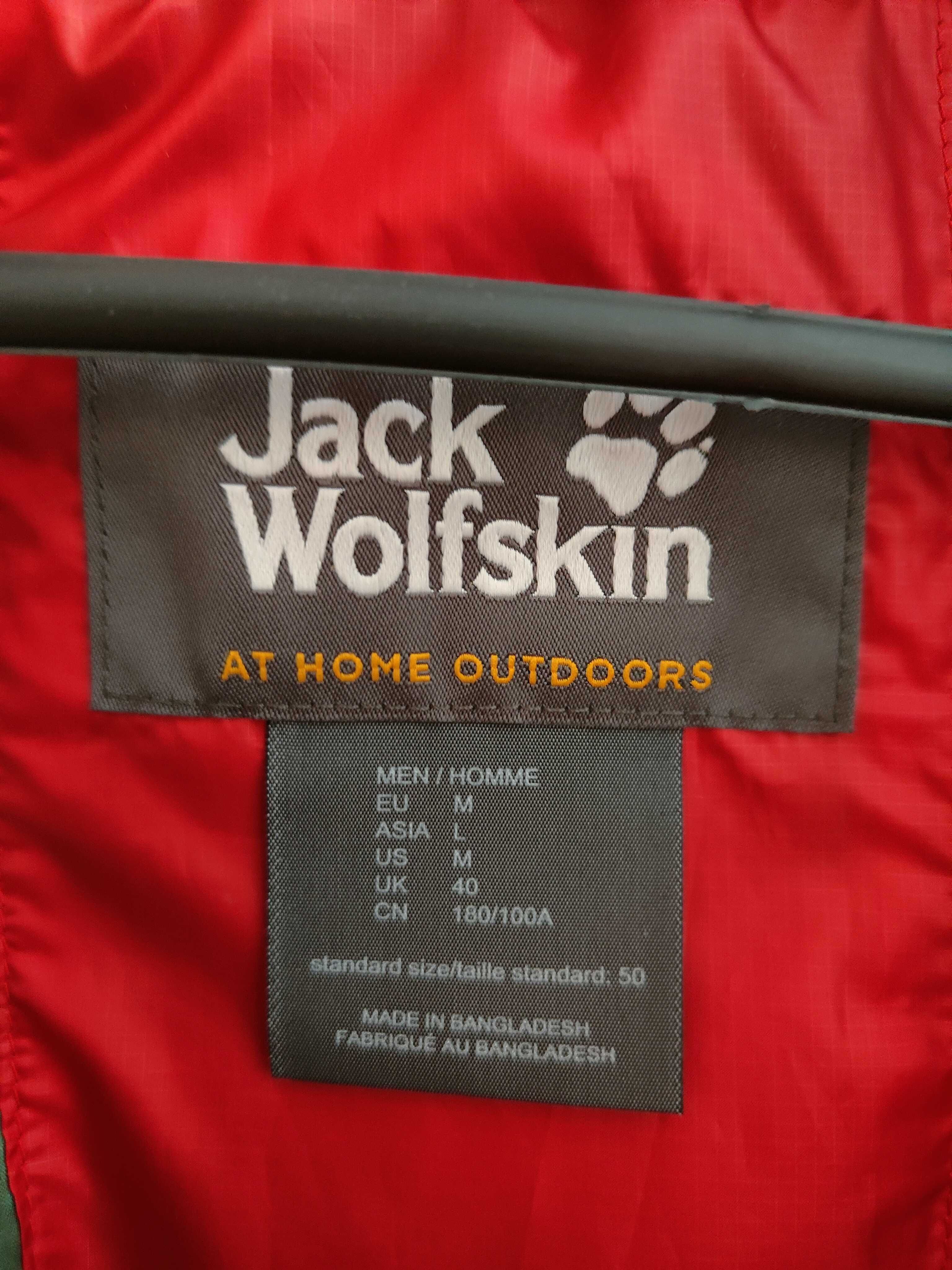 Jack Wolfskin nowa kurtka męska puchowa Flash Down Jacket Red M / 50