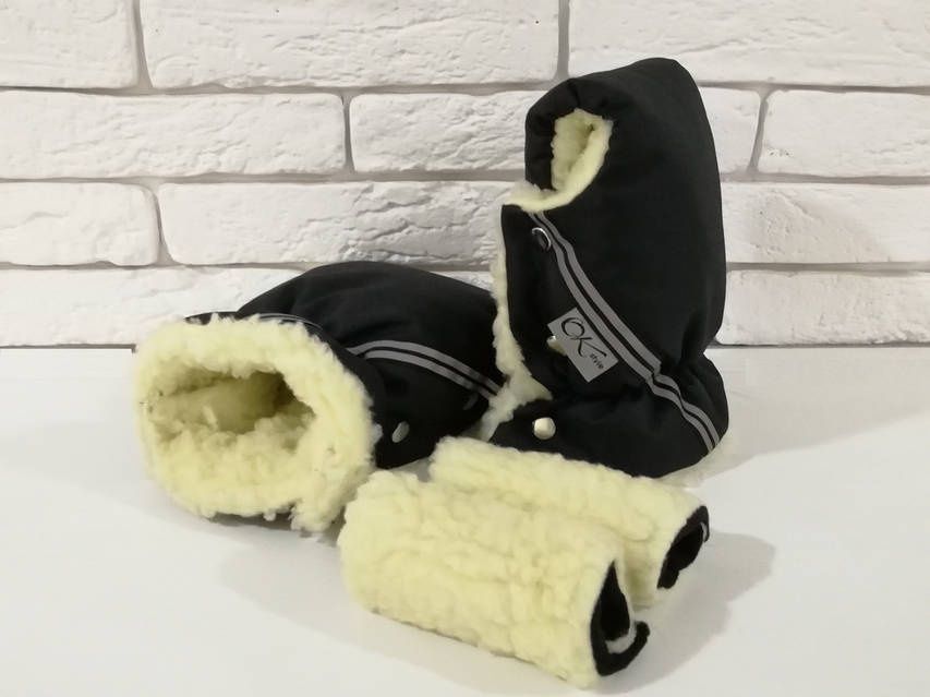 Муфти рукавиці на овчині ,Польща