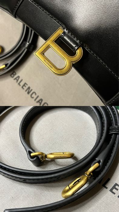 Сумка Balenciaga Women's Hourglass Handbag Small In Black