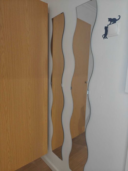 Vendo conjunto de 2 espelhos IKEA KRABB – Muito bom estado