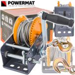 POWERMAT Linowa Wciągarka Wyciągarka Korbowa Ręczna 1133kg 10m 2500lbs