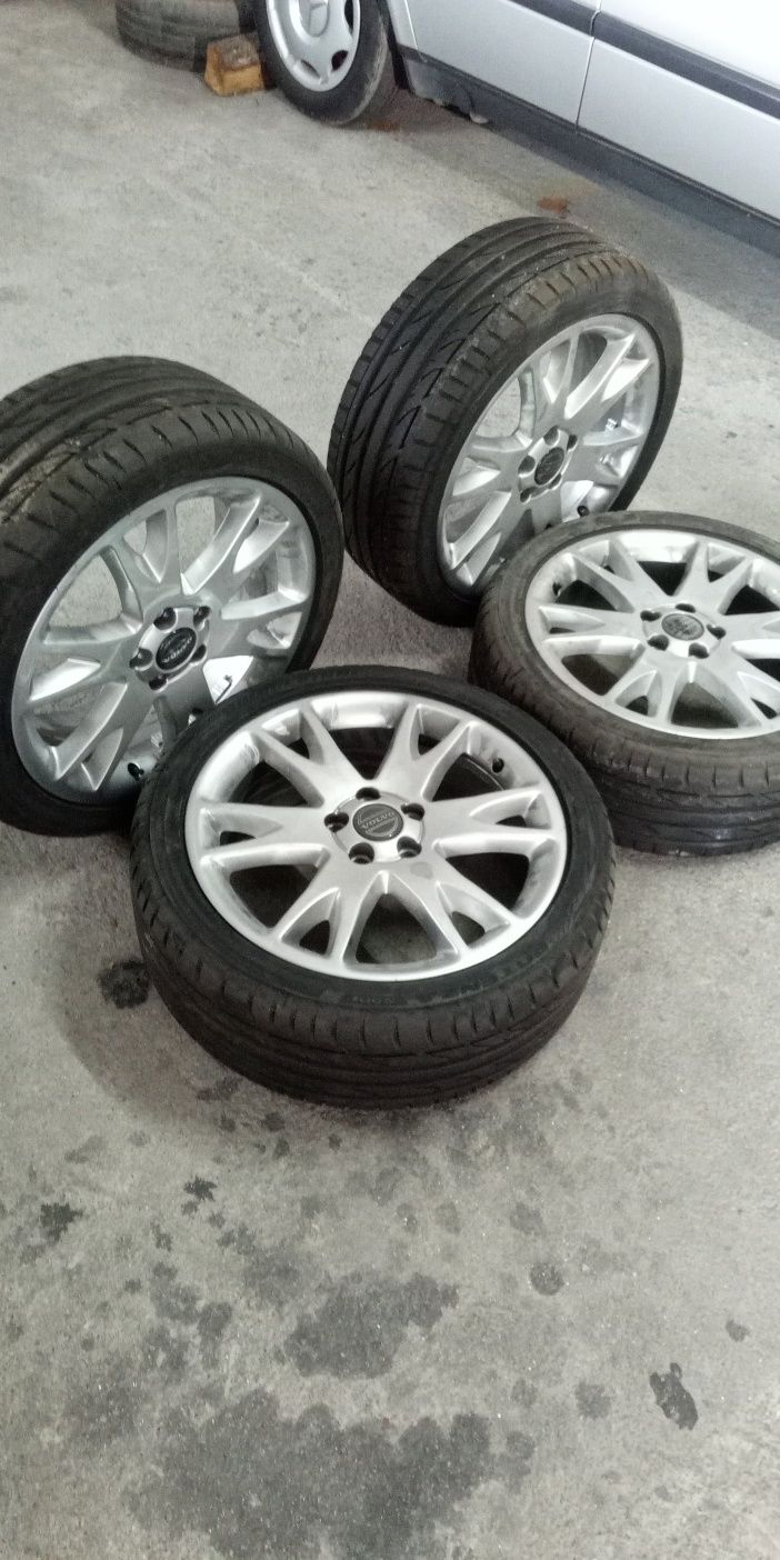 Jantes Volvo 18" com pneus Bridgestone Potenza NOVOS!