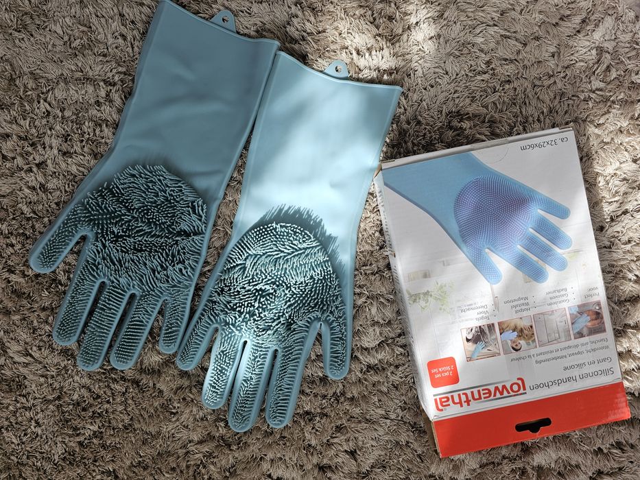 Силіконові рукавиці універсальні для миття посуду, дому, тварин, авто