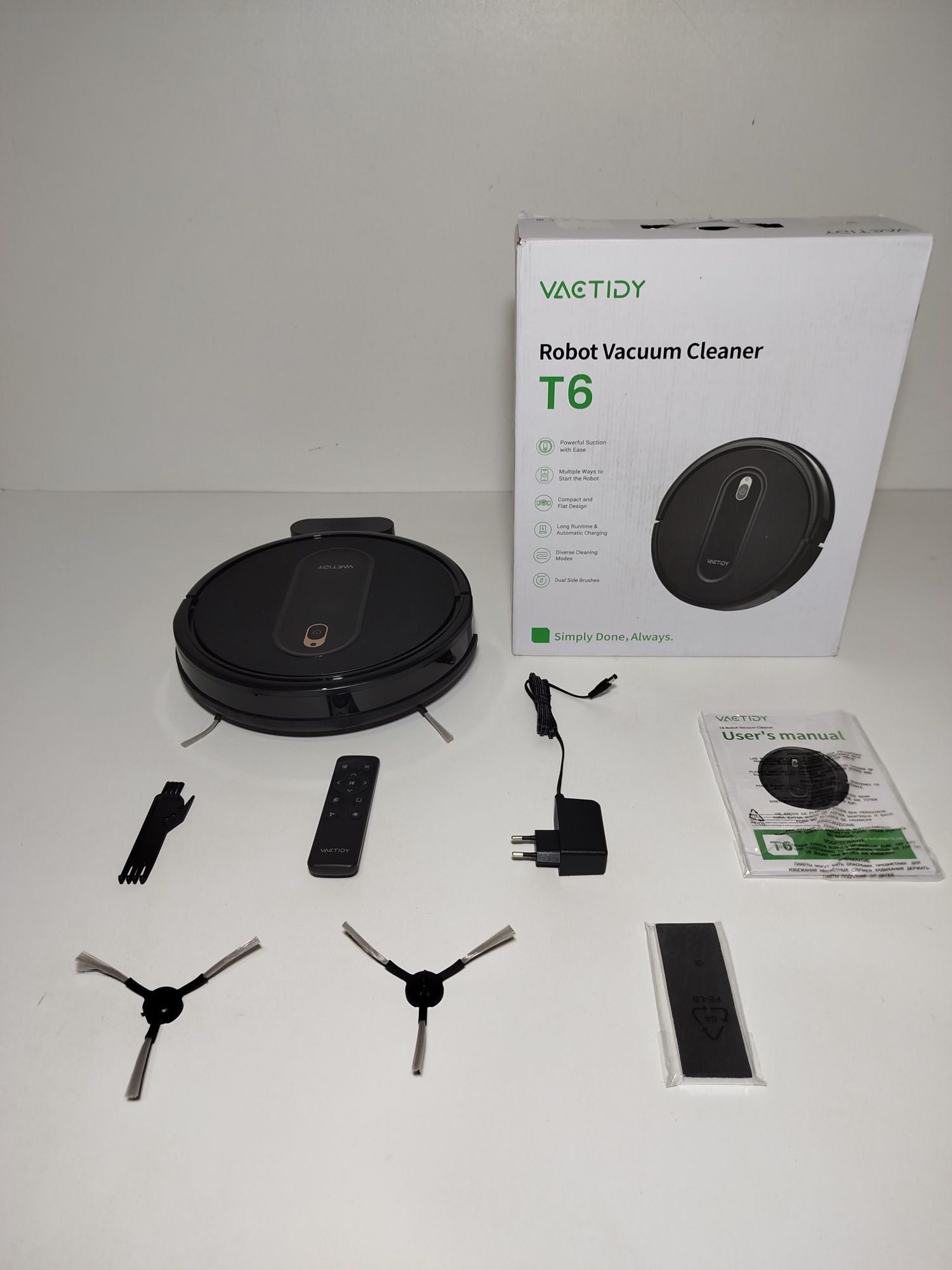 Robot sprzątający Vactidy T6 czarny