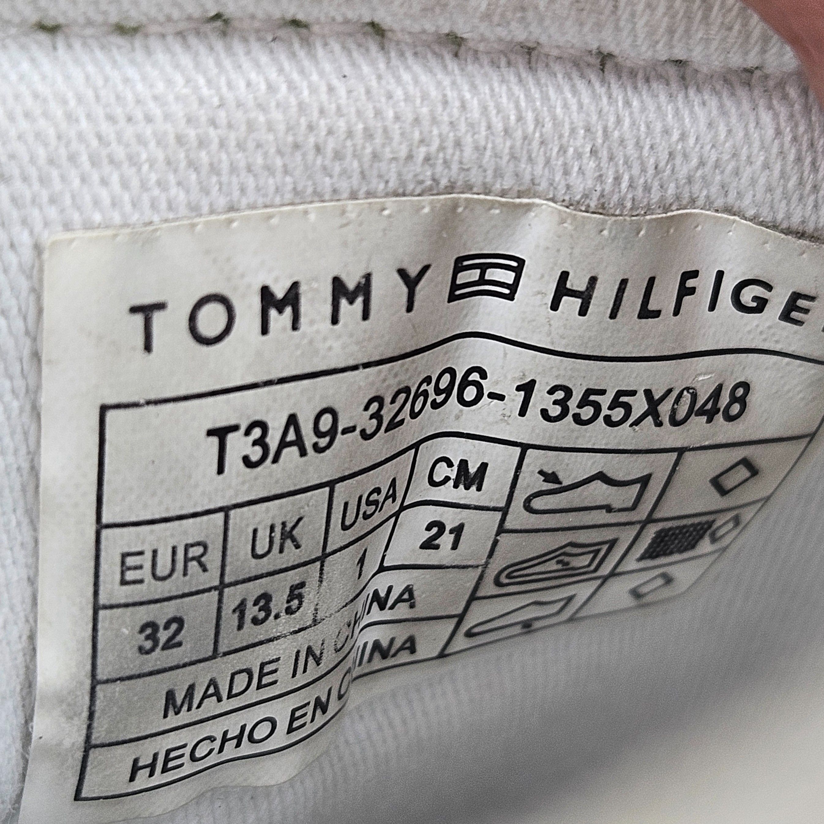 Buty Sportowe Sneakersy Damskie Tommy Hilfiger Białe Rozmiar 32