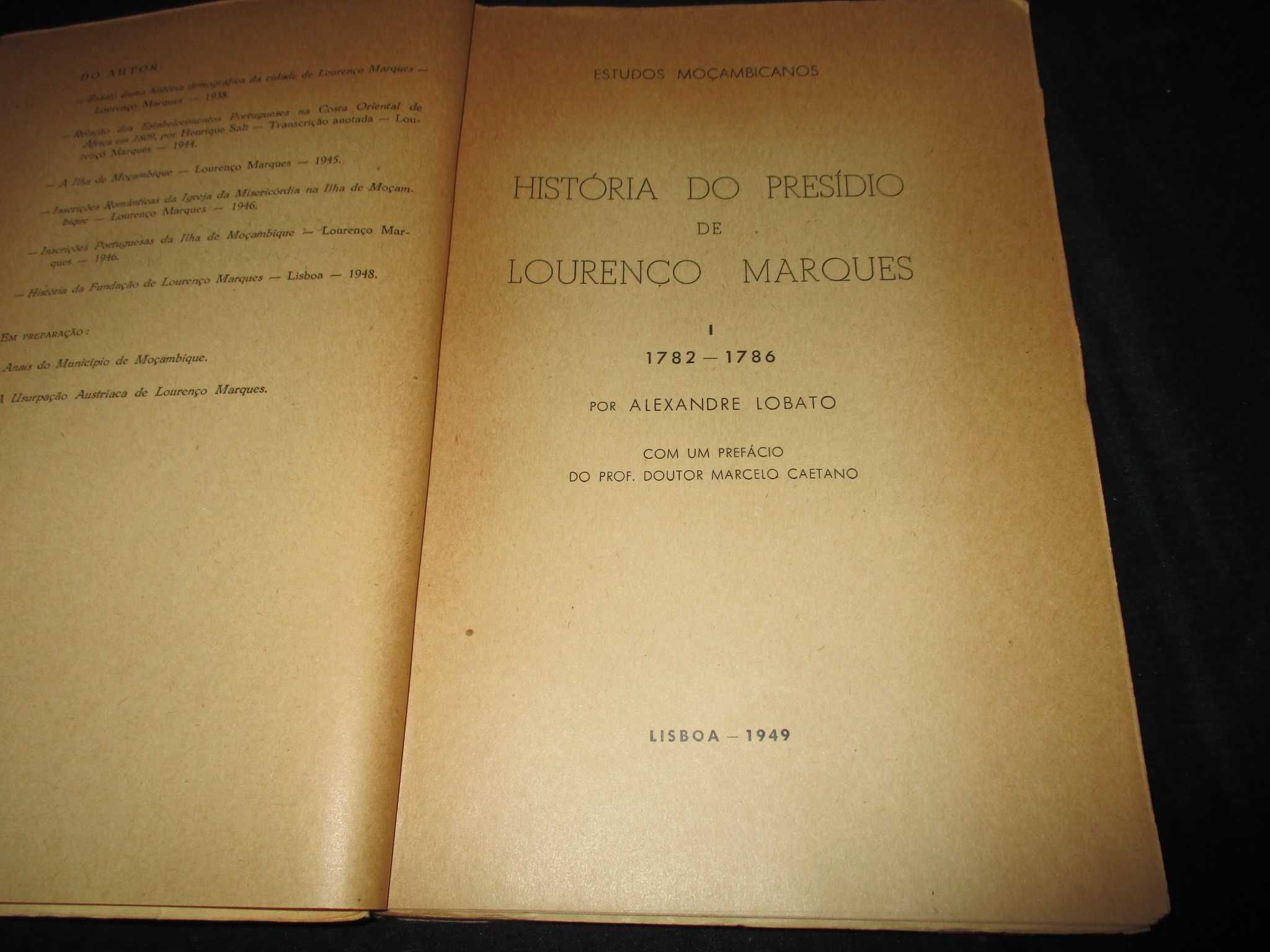 Livro História do Presídio de Lourenço Marques Alexandre Lobato 1949