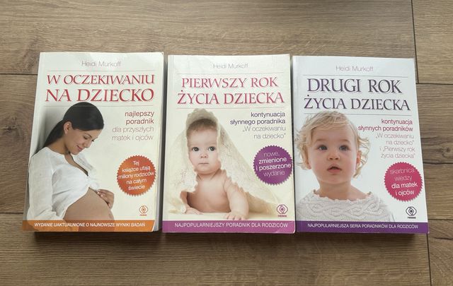 Zestaw 3 książek Heidi Murkoff - w oczekiwaniu na dziecko