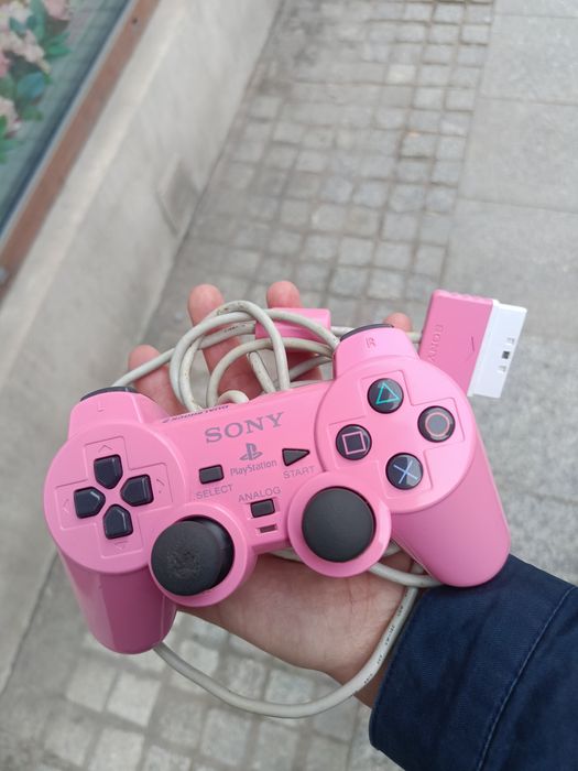 Pad do PS2 różowy