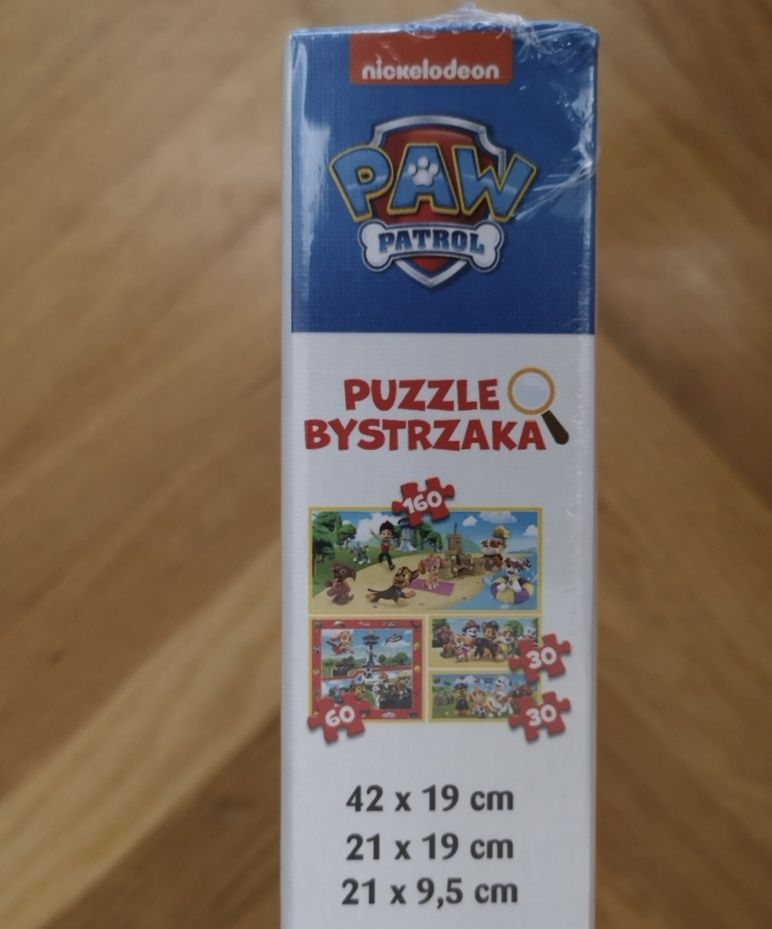 Puzzle bystrzaka 4w1 Trefl 3+ PAW Psi Patrol 2 NEW