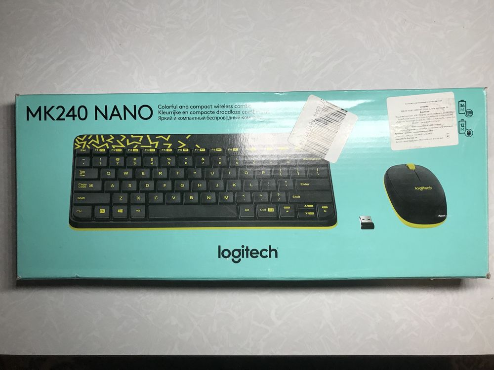 Комплект клавіатура і мишка logitech mk240