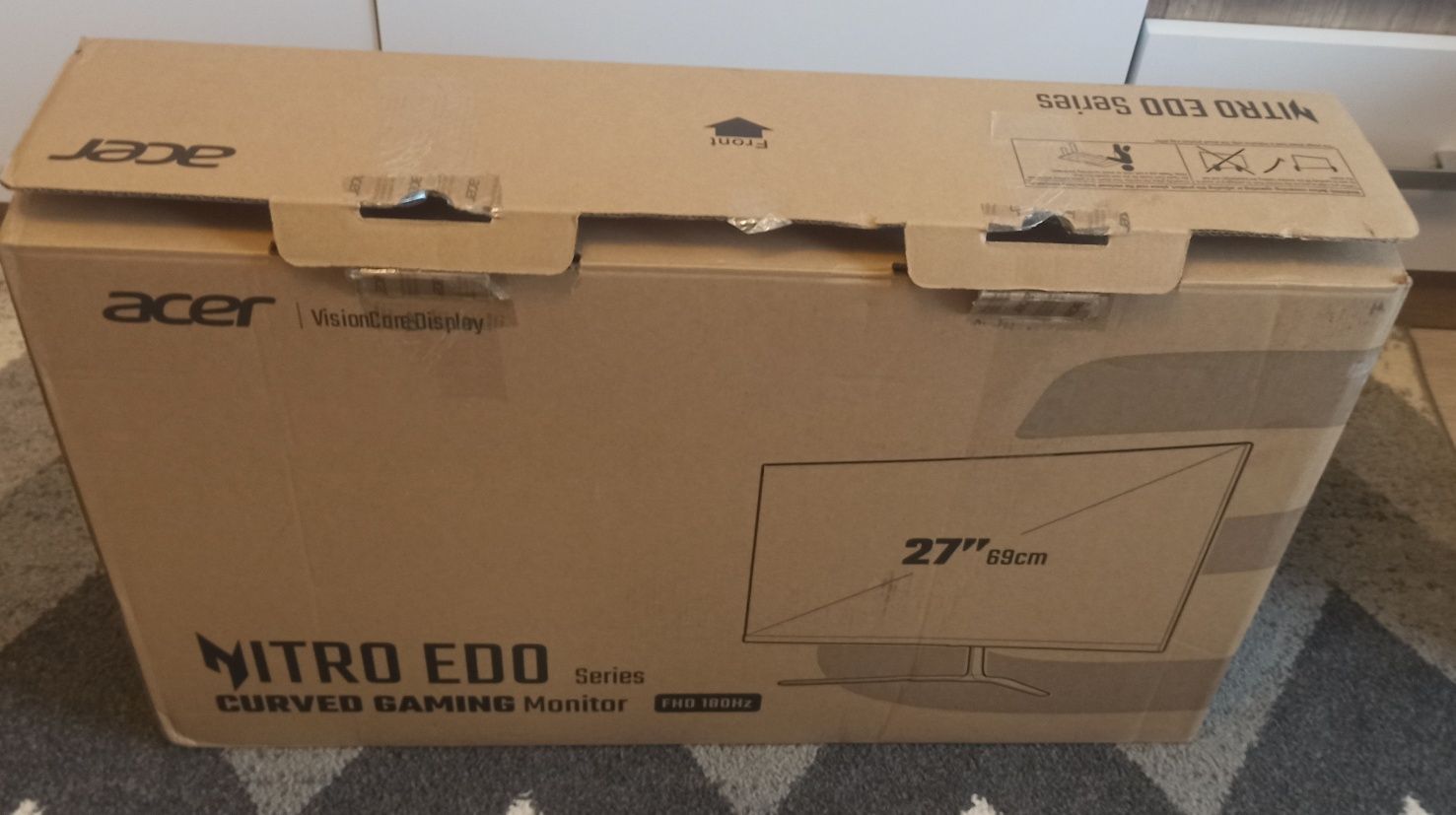 Monitor Gamingowy Acer 27 cali na gwarancji Zakrzywiony Ekran