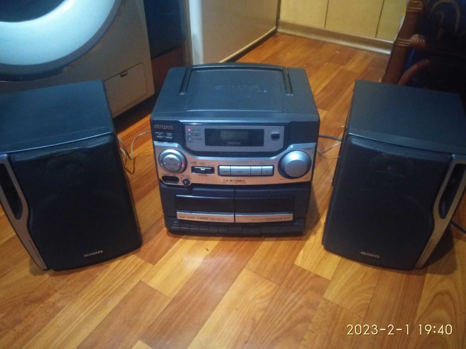 Магнитола AIWA CA-W72Mk2. Музыкальный. Музичний.