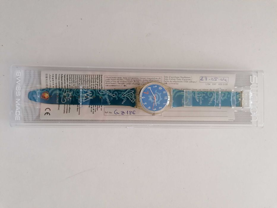 Relógio Swatch edição limitada Euro 2004