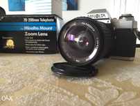 Vendo máquina fotográfica Minolta x-370 + acessorios