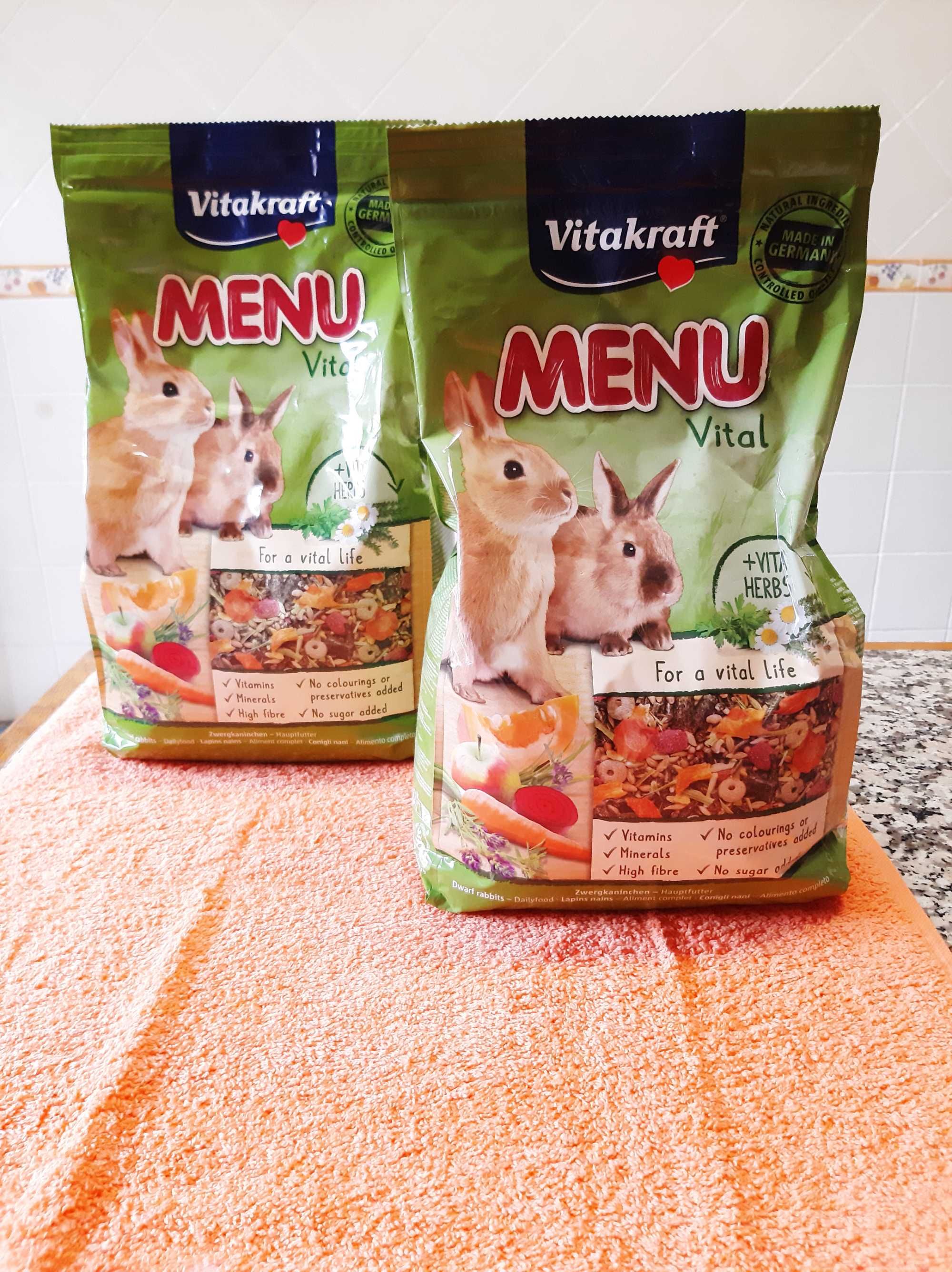 2 Sacos de Comida para Coelho (3kg) - Vitakraft