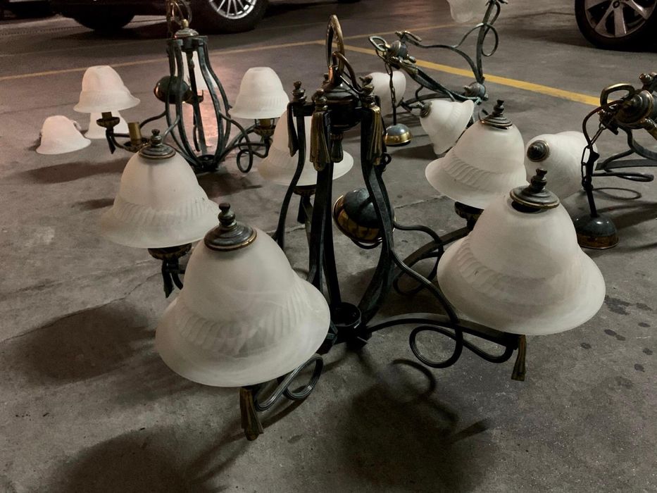 Candeeiros de teto vintage - conjunto