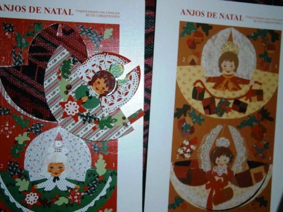 Etiquetas e postais De Natal